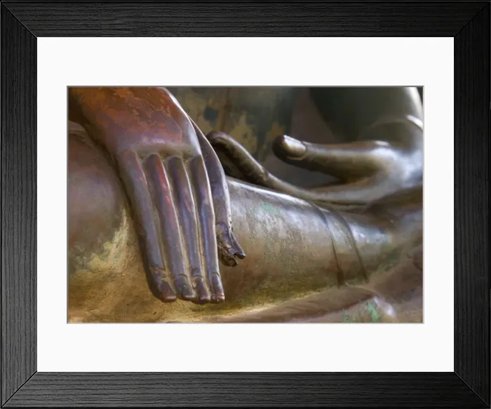 Framed Print : Detail of Buddha Statue, Wat Sa Si, Vientiane, Laos Framed Print : Detail of Buddha Statue, Wat Sa Si, Vientiane, Laos