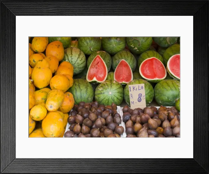 Framed Print : Fruit stall in market Framed Print : Fruit stall in market