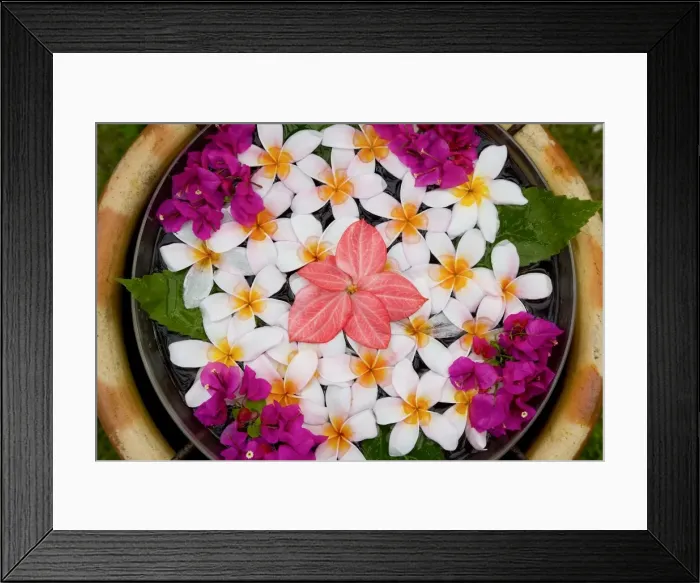 Framed Print : Floral decoration Framed Print : Floral decoration