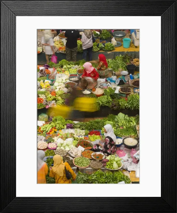 Framed Print : Food market Framed Print : Food market