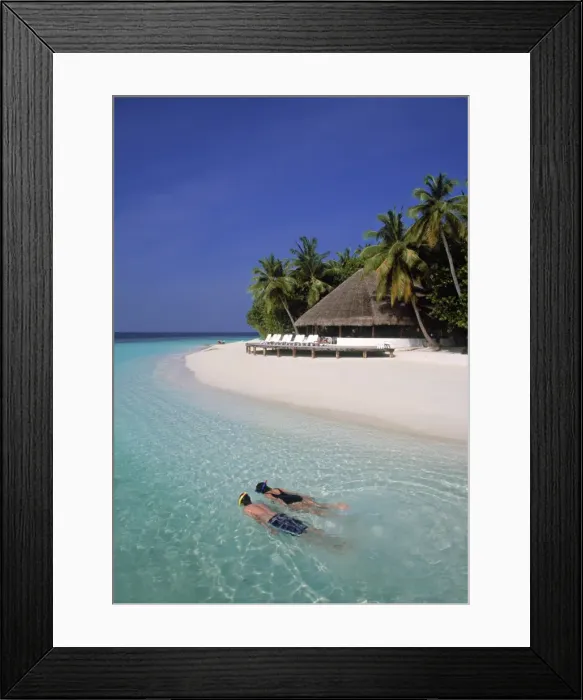 Framed Print : Maldives, Indian Ocean Framed Print : Maldives, Indian Ocean