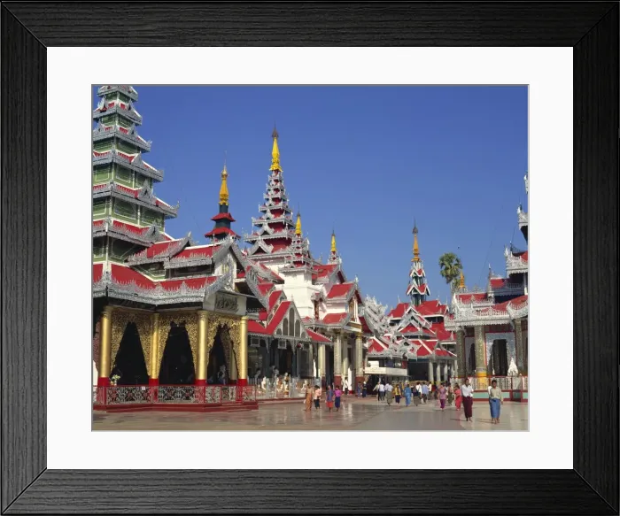 Framed Print : Burma, Yangon Framed Print : Burma, Yangon