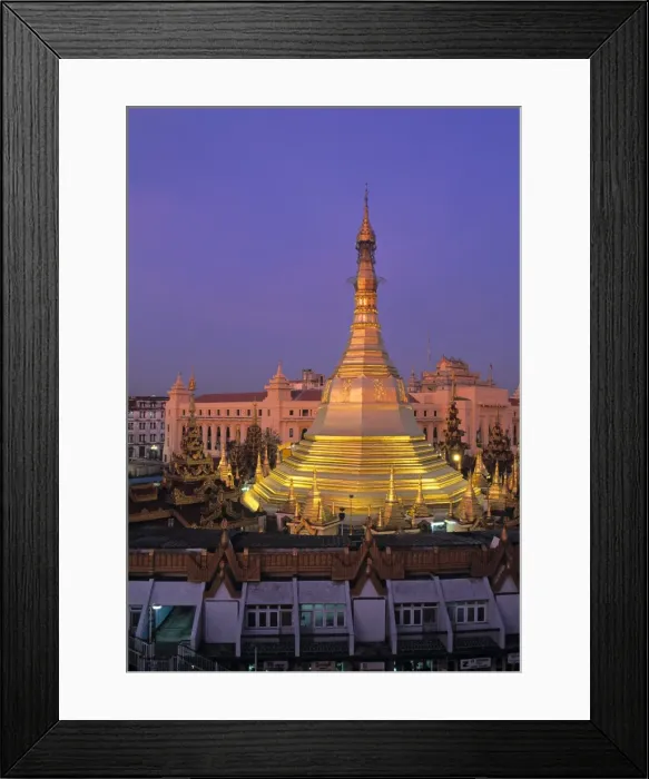 Framed Print : Sule Paya, Rangoon Framed Print : Sule Paya, Rangoon