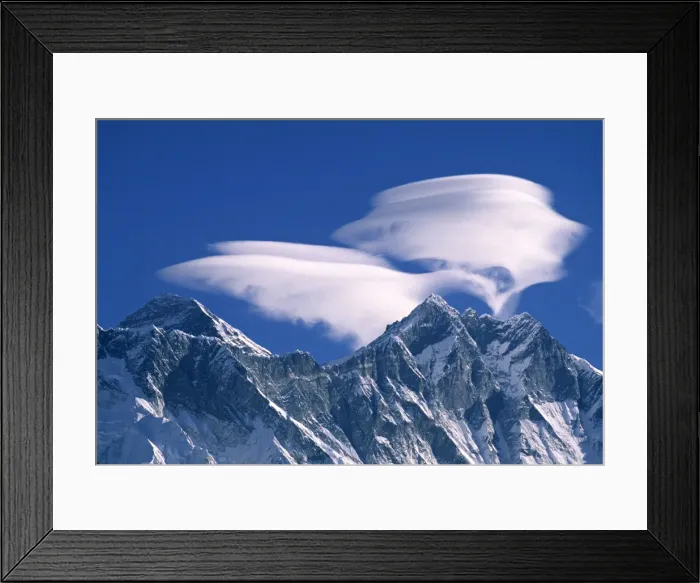 Framed Print : Everest & Lhotse, Nepal