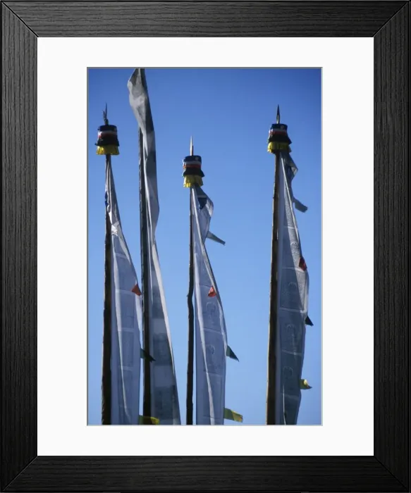 Framed Print : Prayer flags Framed Print : Prayer flags