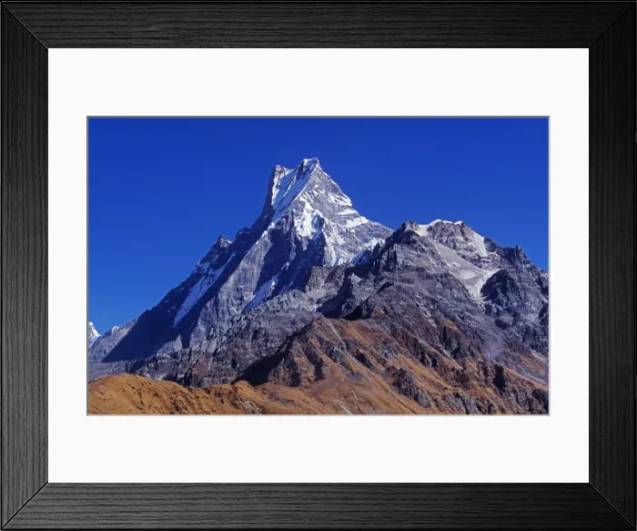Framed Print : The fishtail peak of Machhapuchhare (6 Framed Print : The fishtail peak of Machhapuchhare (6