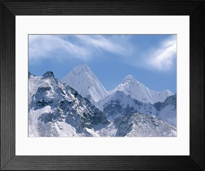 Framed Print : Khumbu Valley Framed Print : Khumbu Valley