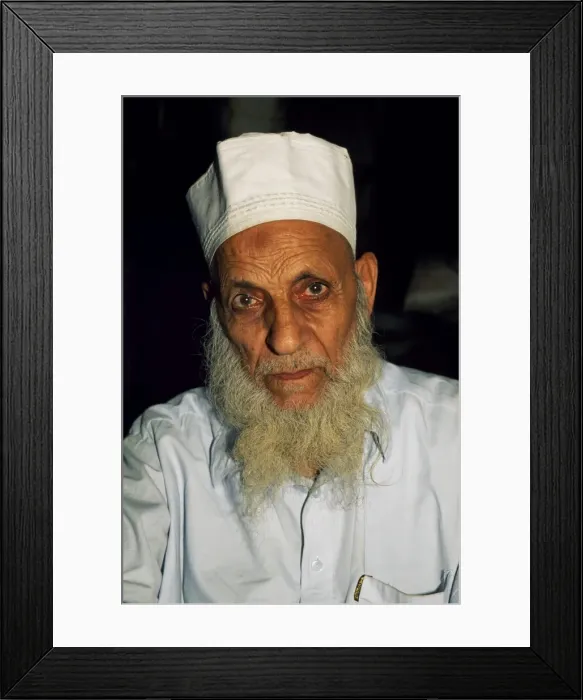 Framed Print : An elderly resident of Lahore Framed Print : An elderly resident of Lahore