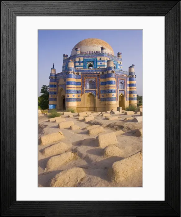 Framed Print : 15th century Mausoleum of Bibi Jawindi, Uch Sharif, Pakistan Framed Print : 15th century Mausoleum of Bibi Jawindi, Uch Sharif, Pakistan