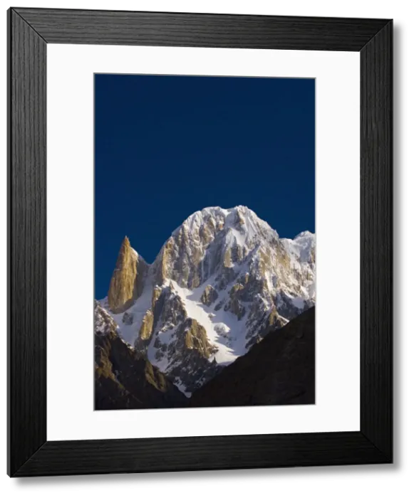 Framed Print : Ultar and Ladys Finger peaks Framed Print : Ultar and Ladys Finger peaks