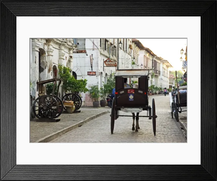 Framed Print : Philippines, Luzon Island, Ilocos Province, Vigan City Framed Print : Philippines, Luzon Island, Ilocos Province, Vigan City