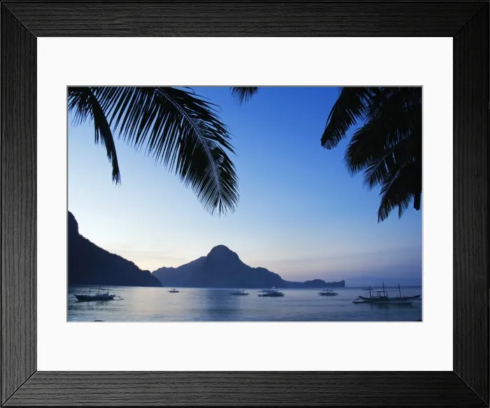 Framed Print : Philippines, Palawan Province, El Nido, Bacuit Bay Framed Print : Philippines, Palawan Province, El Nido, Bacuit Bay