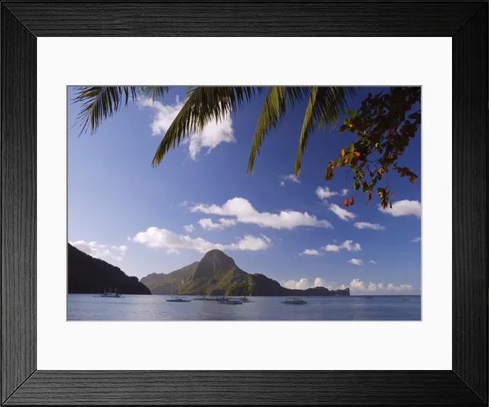 Framed Print : Philippines, Palawan Province, El Nido, Bacuit Bay Framed Print : Philippines, Palawan Province, El Nido, Bacuit Bay