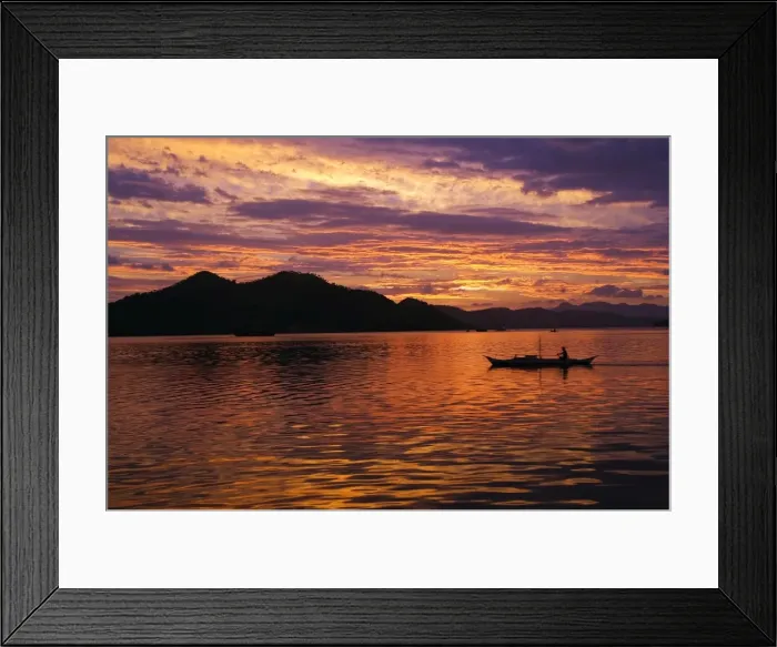 Framed Print : Philippines, Palawan Province, Busuanga Island, Coron Town Framed Print : Philippines, Palawan Province, Busuanga Island, Coron Town