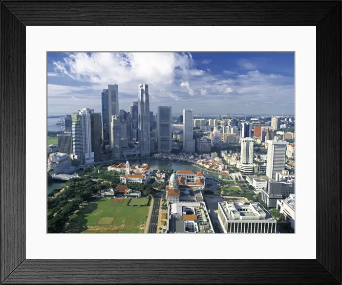 Framed Print : Financial District Framed Print : Financial District