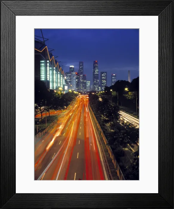 Framed Print : Commercial District