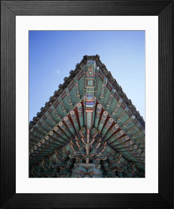 Framed Print : Pulguksa Temple / Traditional Roof Detail Framed Print : Pulguksa Temple / Traditional Roof Detail