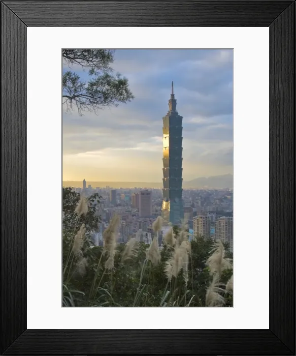 Framed Print : Taipei 101 skyscraper, Taipei, Taiwan Framed Print : Taipei 101 skyscraper, Taipei, Taiwan