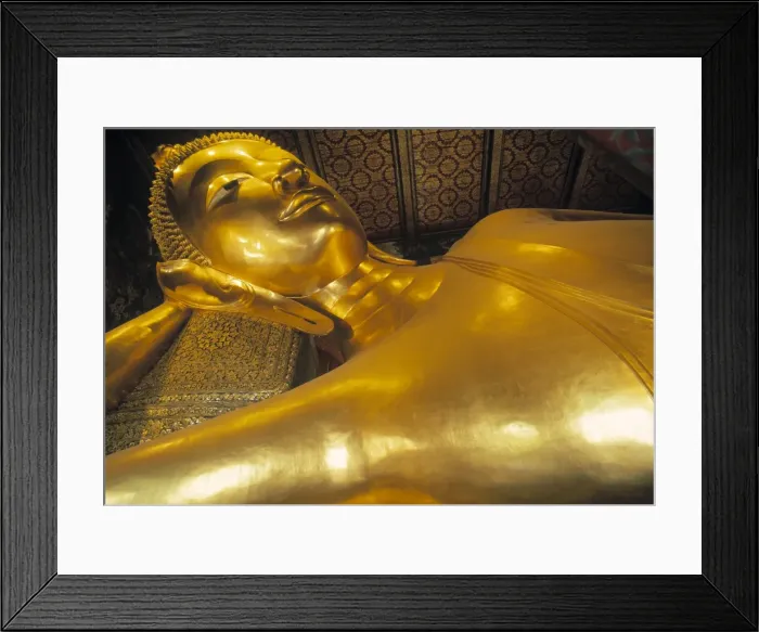 Framed Print : Reclining Buddha Framed Print : Reclining Buddha