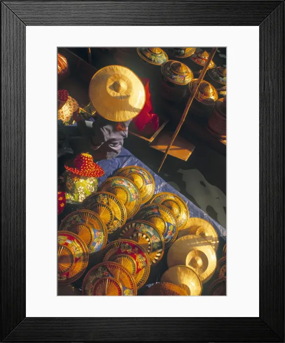 Framed Print : Floating Market Framed Print : Floating Market