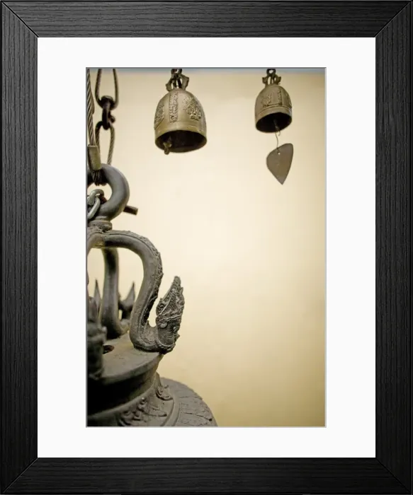 Framed Print : Temple bells, Golden Mount, Wat Saket temple, Bangkok, Thailand Framed Print : Temple bells, Golden Mount, Wat Saket temple, Bangkok, Thailand