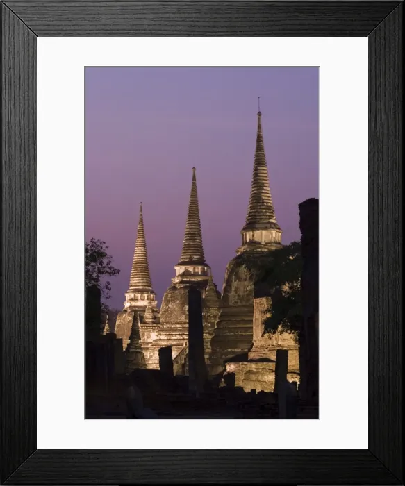 Framed Print : Three Chedis of Wat Phra Si Sanphet Framed Print : Three Chedis of Wat Phra Si Sanphet