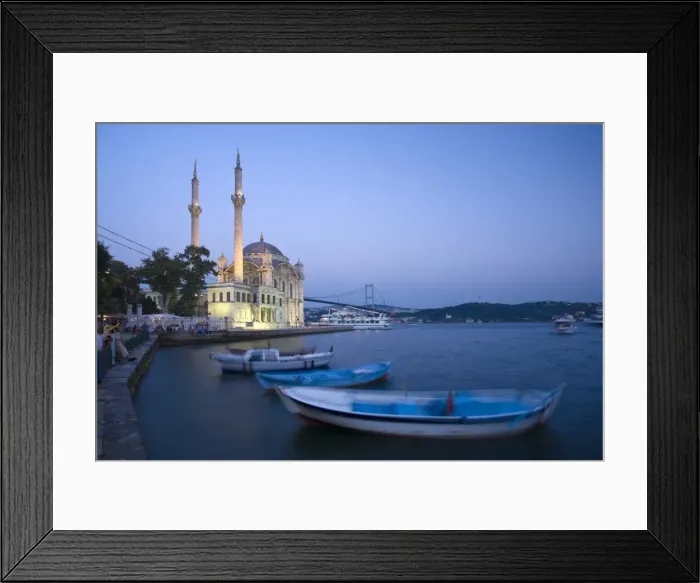 Framed Print : Ortakoy Camii (Mosque) and the Bosphorus Bridge Framed Print : Ortakoy Camii (Mosque) and the Bosphorus Bridge