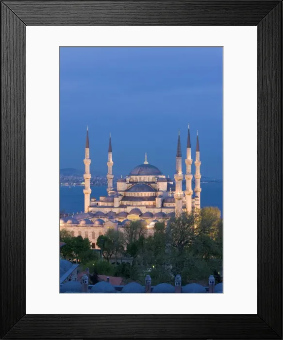 Framed Print : Blue Mosque, Sultanahmet, Bosphorus, Istanbul, Turkey Framed Print : Blue Mosque, Sultanahmet, Bosphorus, Istanbul, Turkey