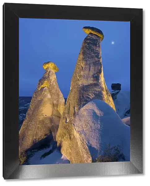 Fairy chimneys known as The Three Beauties