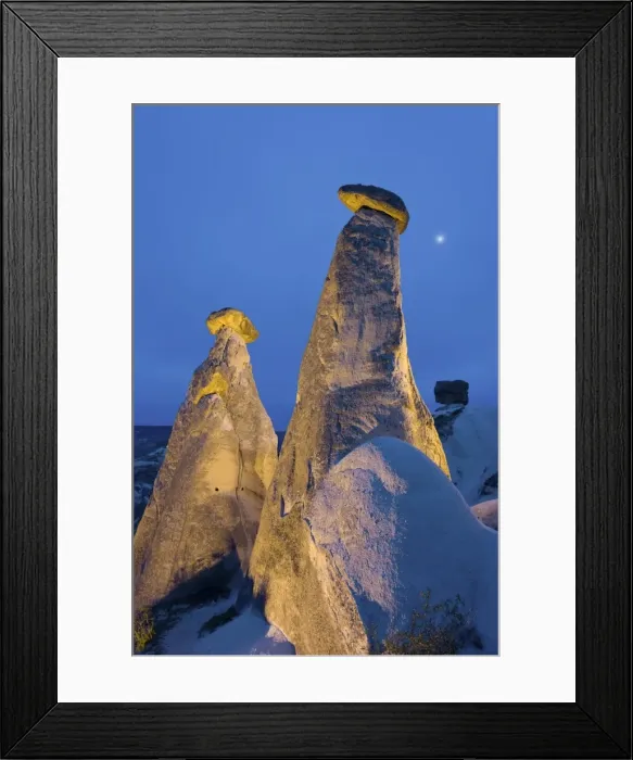 Framed Print : Fairy chimneys known as The Three Beauties Framed Print : Fairy chimneys known as The Three Beauties