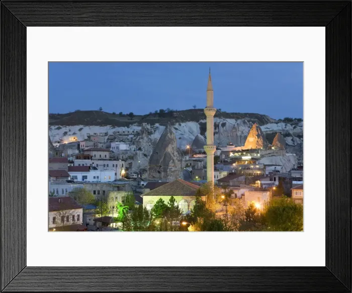 Framed Print : Goreme and Volcanic tufa rock formations, Cappadocia, Turkey Framed Print : Goreme and Volcanic tufa rock formations, Cappadocia, Turkey