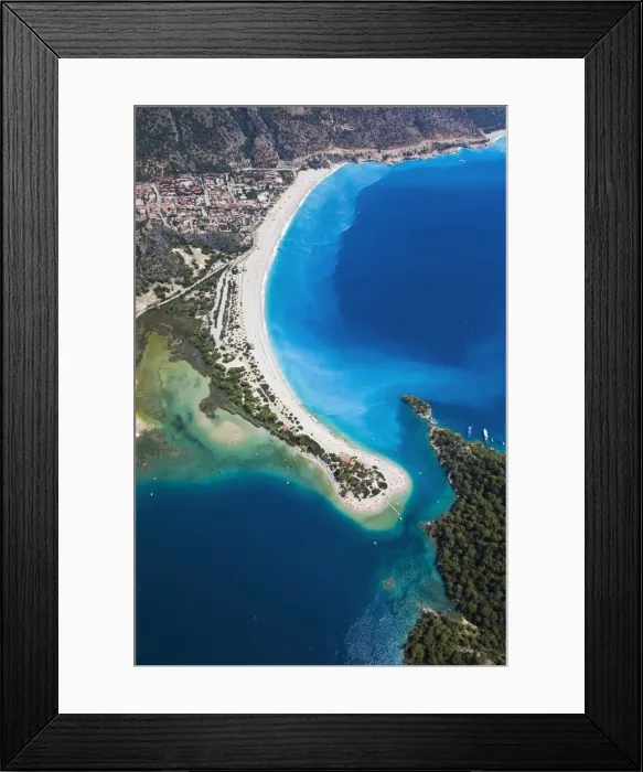 Framed Print : Blue Lagoon and Belcekiz beach Framed Print : Blue Lagoon and Belcekiz beach