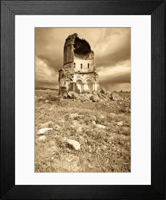 Framed Print : Turkey, Eastern Turkey, Kars, Ani Ruins, Church of the Redeemer Framed Print : Turkey, Eastern Turkey, Kars, Ani Ruins, Church of the Redeemer