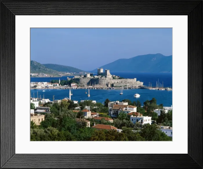 Framed Print : Coastal View & St Framed Print : Coastal View & St
