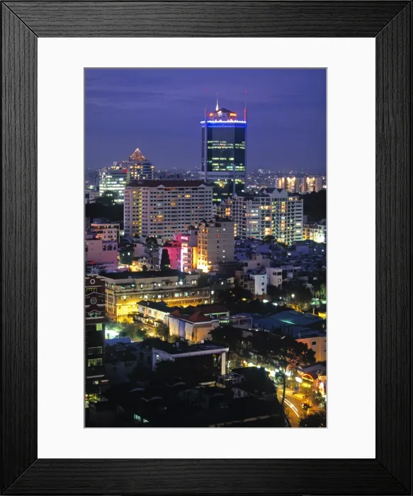 Framed Print : Saigon City Framed Print : Saigon City
