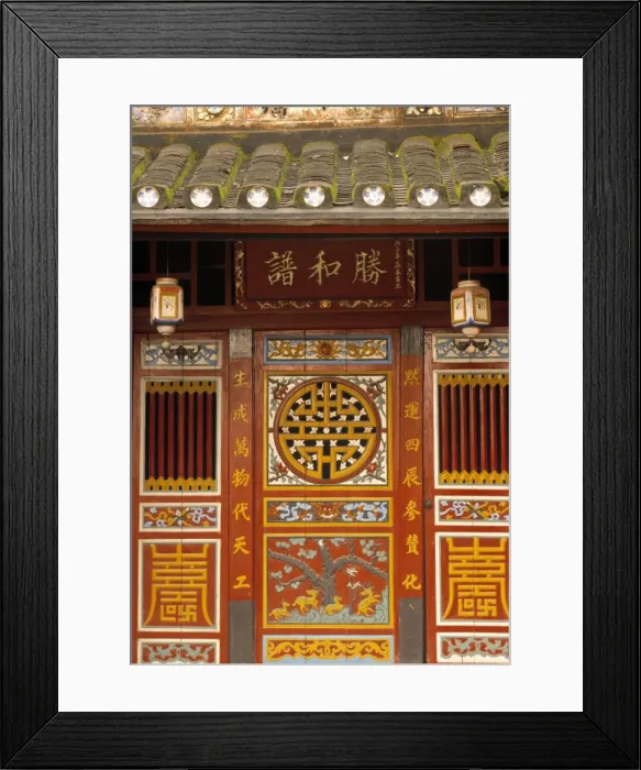 Framed Print : Temple, Hoi An Framed Print : Temple, Hoi An
