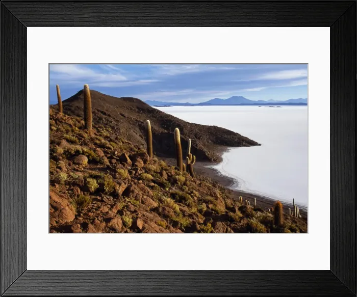 Framed Print : View from the top of Isla de Pescado Framed Print : View from the top of Isla de Pescado