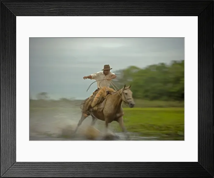 Framed Print : Traditional Pantanal Cowboys Framed Print : Traditional Pantanal Cowboys
