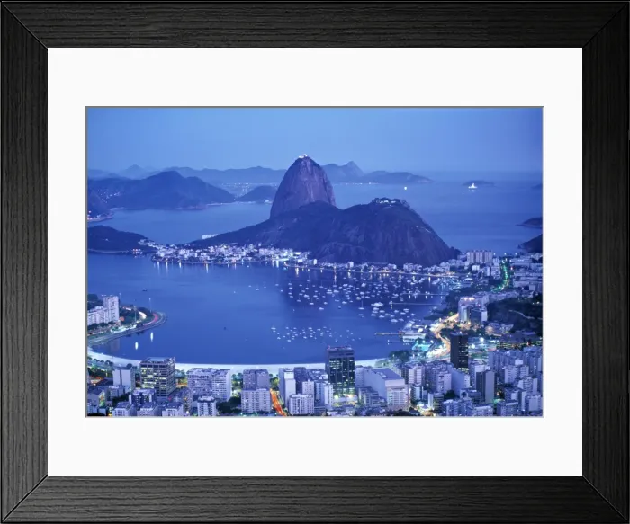 Framed Print : Rio de Janeiro and Sugar Loaf Framed Print : Rio de Janeiro and Sugar Loaf
