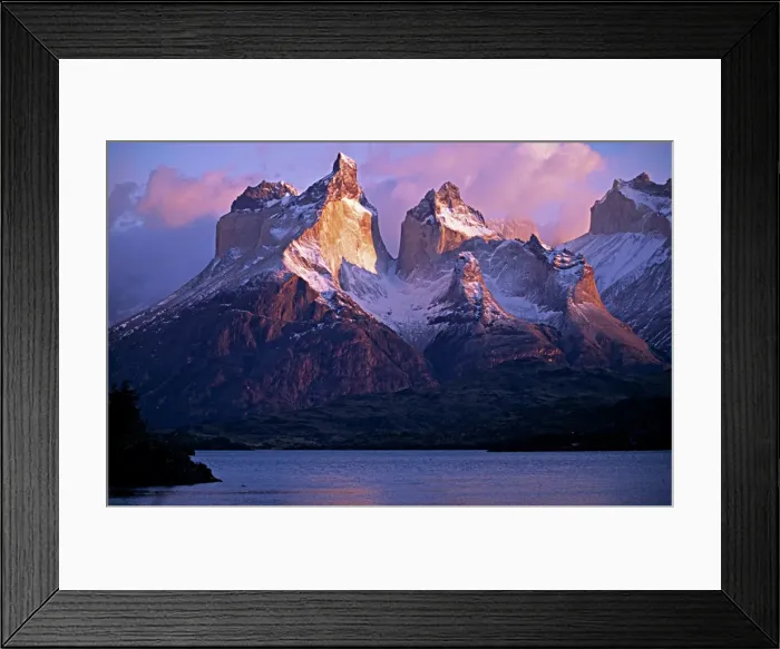 Framed Print : Paine Massif at dawn Framed Print : Paine Massif at dawn