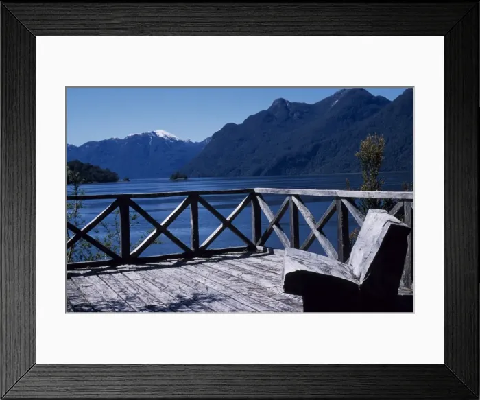 Framed Print : Deck of house Framed Print : Deck of house