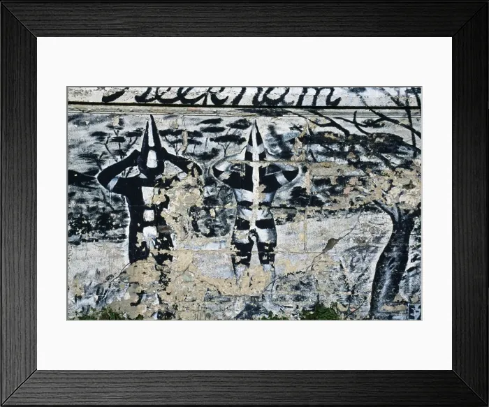Framed Print : Mural of Yahgan Indians Framed Print : Mural of Yahgan Indians