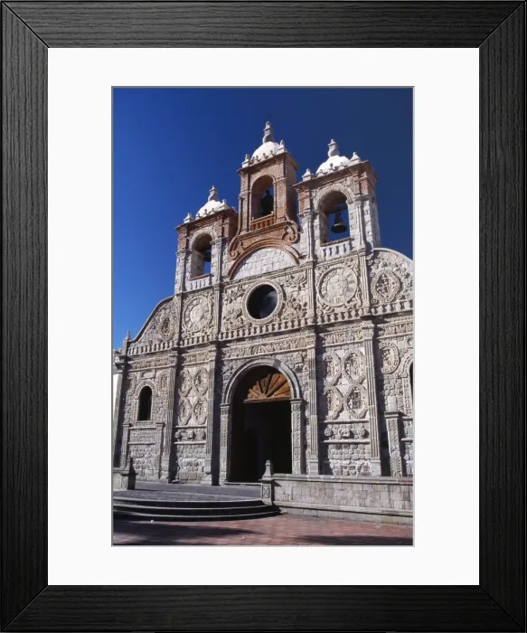 Framed Print : The cathedral in Riobamba, Ecuador Framed Print : The cathedral in Riobamba, Ecuador