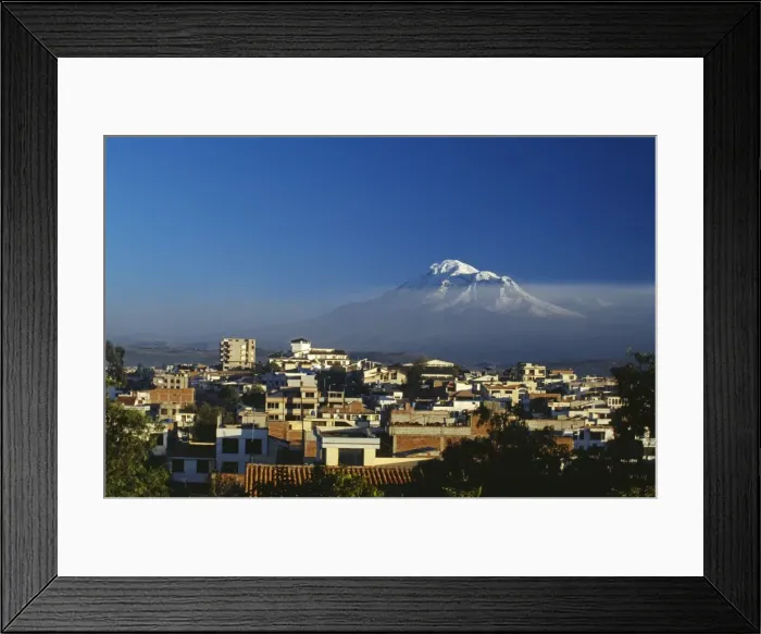 Framed Print : Dawn over Chimborazo, Ecuadors highest mountain at 6310m Framed Print : Dawn over Chimborazo, Ecuadors highest mountain at 6310m