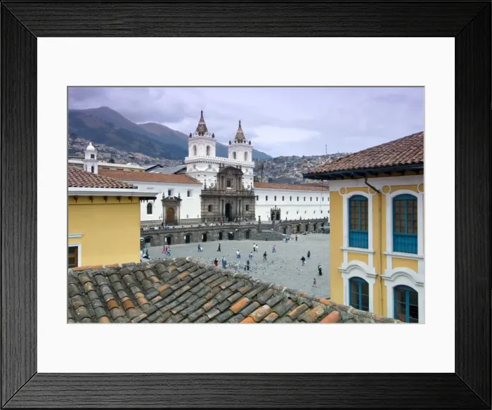 Framed Print : Monastery of San Francisco, Plaza San Francisco, Quito, Ecuador Framed Print : Monastery of San Francisco, Plaza San Francisco, Quito, Ecuador