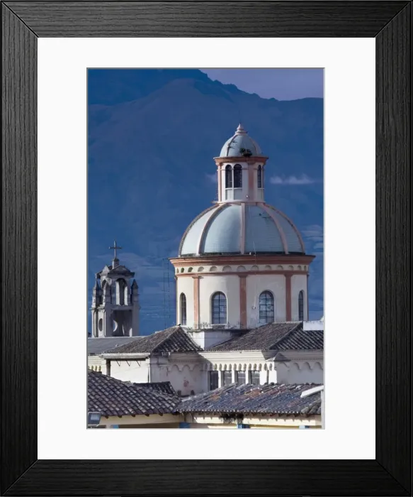 Framed Print : Church of the Jordan, Otavalo, Ecuador Framed Print : Church of the Jordan, Otavalo, Ecuador