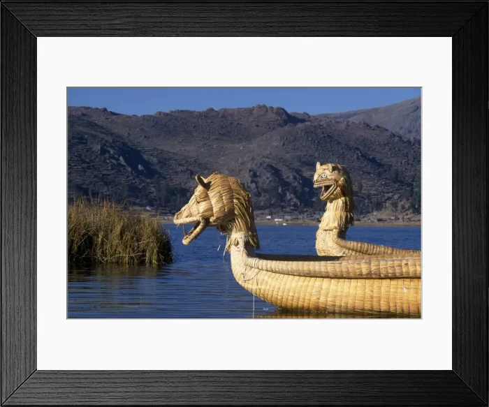 Framed Print : Reedboats Framed Print : Reedboats