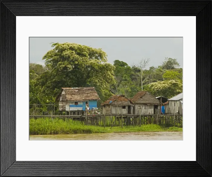 Framed Print : Peru, Amazon River Framed Print : Peru, Amazon River