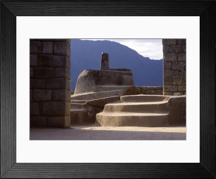 Framed Print : Intihuatana - The hitching Post of the Sun - sundial to catch sun Framed Print : Intihuatana - The hitching Post of the Sun - sundial to catch sun