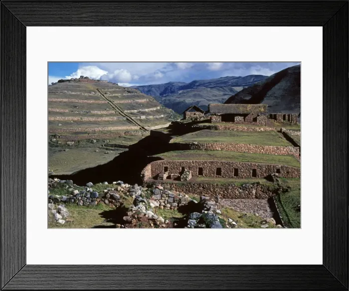 Framed Print : Sondor - capital of the Chanca Tribe who were pre Inca Framed Print : Sondor - capital of the Chanca Tribe who were pre Inca